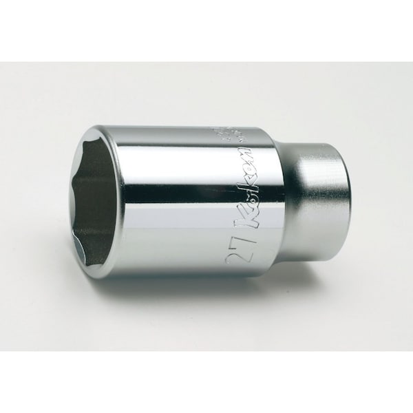 Ko-Ken Socket 27mm 8 Point 57mm For Oil pressure switch 1/2 Sq. Drive 4300H-27(8P) - main